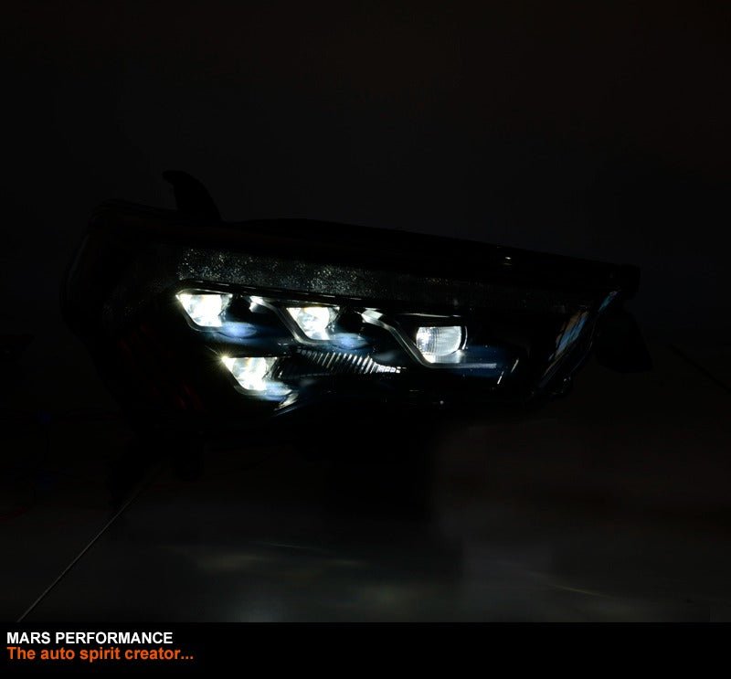 FULL LED DRL Head Lights with Sequential Indicator for Toyota 4RUNNER 2014 - 2022 - Mars Performance