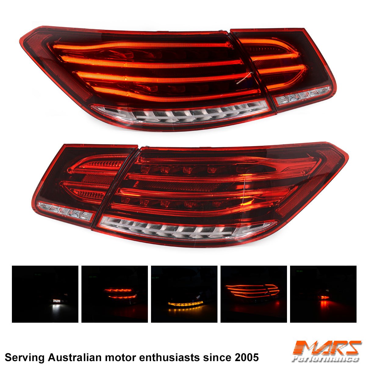 for Mercedes E-Class W207 C207 A207 09-13 Full LED Facelift TailLights ...