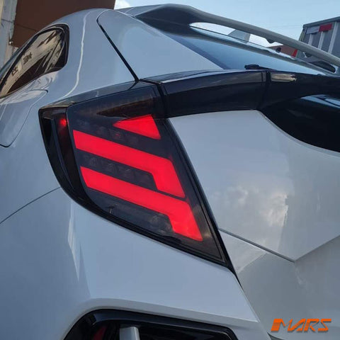 Full LED Tail lights with Sequential Indicator for Honda Civic X 2016 - 2022 Hatch & Type R - Mars Performance