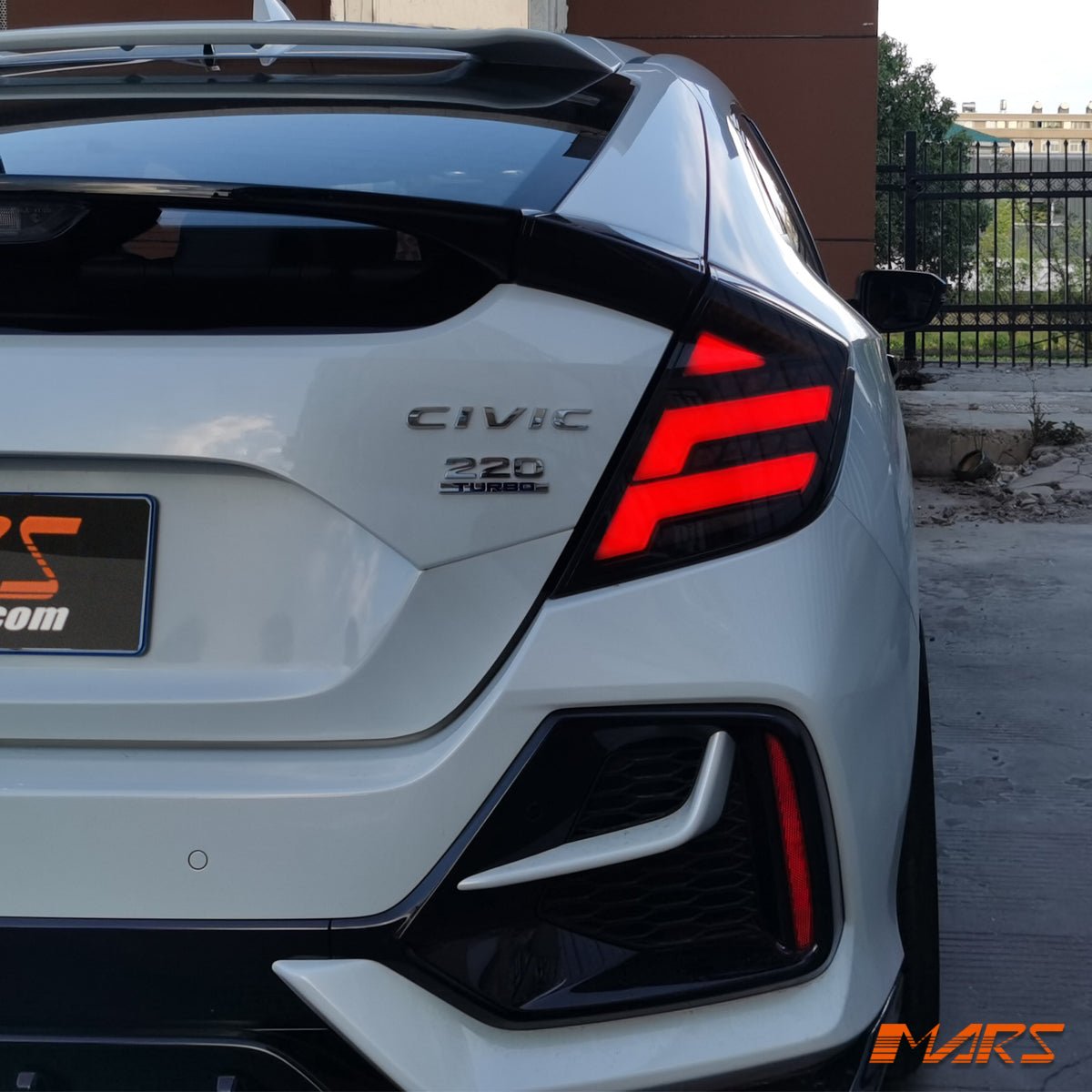 Full LED Tail lights with Sequential Indicator for Honda Civic X 2016 - 2022 Hatch & Type R - Mars Performance