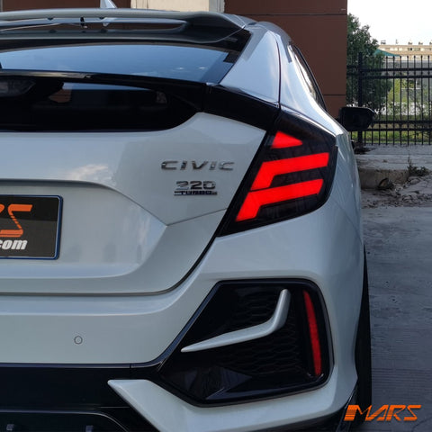 Full LED Tail lights with Sequential Indicator for Honda Civic X 2016 - 2022 Hatch & Type R - Mars Performance