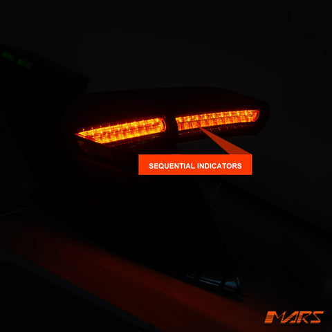 Full LED Tail lights with Sequential Indicator for Honda Civic X 2016 - 2022 Hatch & Type R - Mars Performance