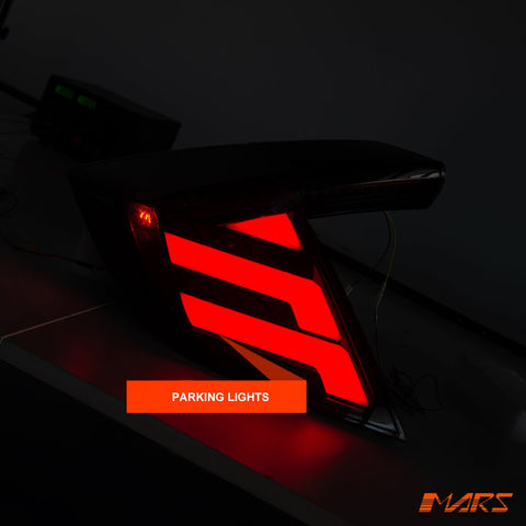 Full LED Tail lights with Sequential Indicator for Honda Civic X 2016 - 2022 Hatch & Type R - Mars Performance