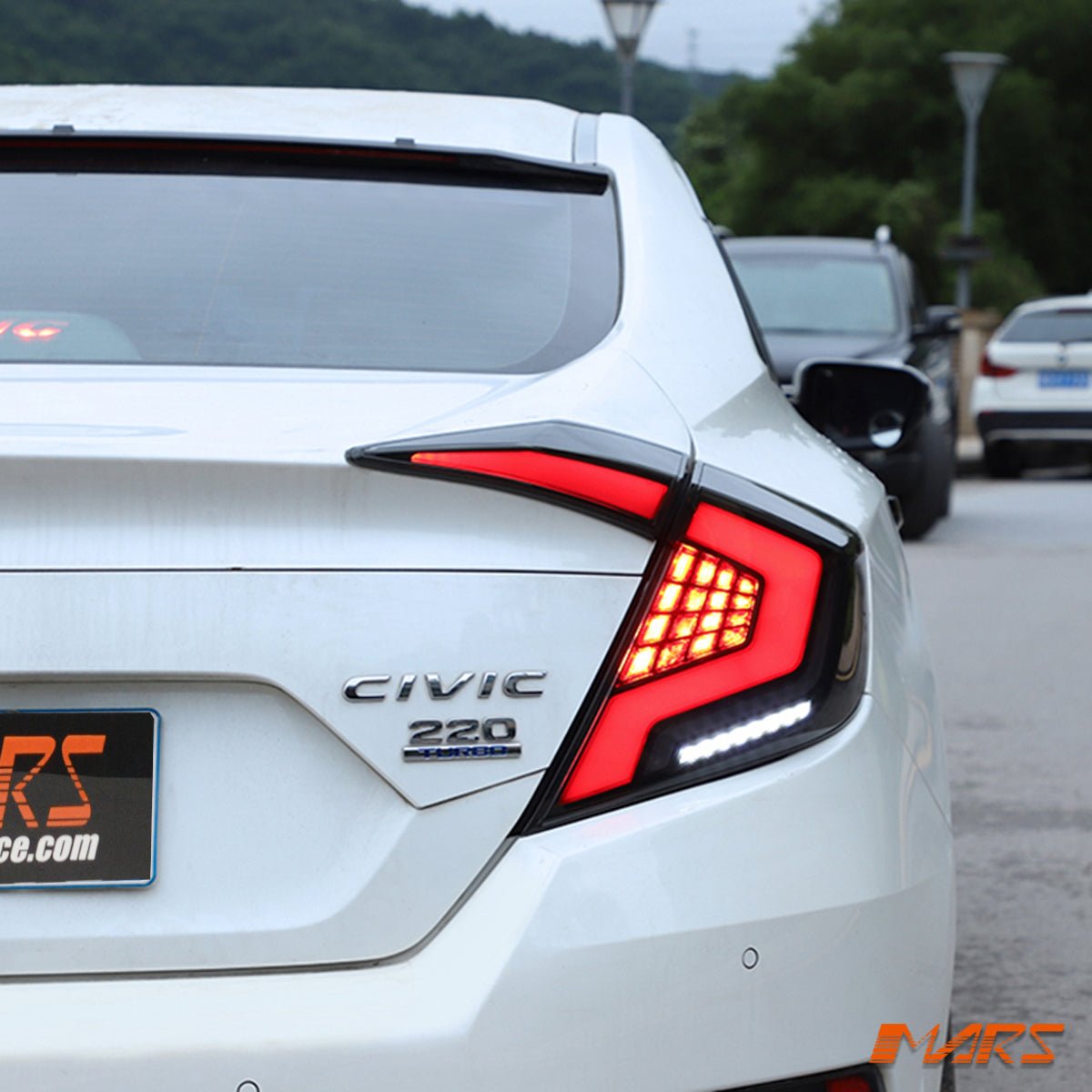 Full LED Tail lights with Sequential Indicator for Honda Civic X 2016 - 2022 Sedan VTI VTi - L VTi - S - Mars Performance