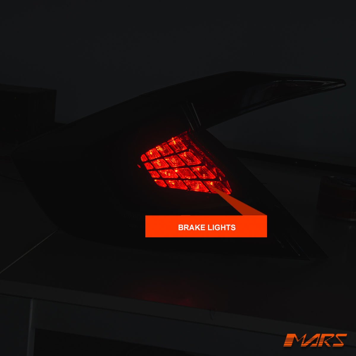 Full LED Tail lights with Sequential Indicator for Honda Civic X 2016 - 2022 Sedan VTI VTi - L VTi - S - Mars Performance