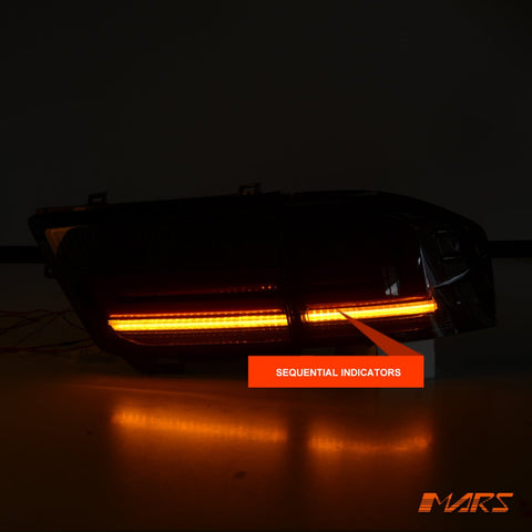 Full LED Tail Lights with Sequential Indicators for TOYOTA LANDCRUISER FJ300 LC300 300 Series 2021 - 2025 - Mars Performance