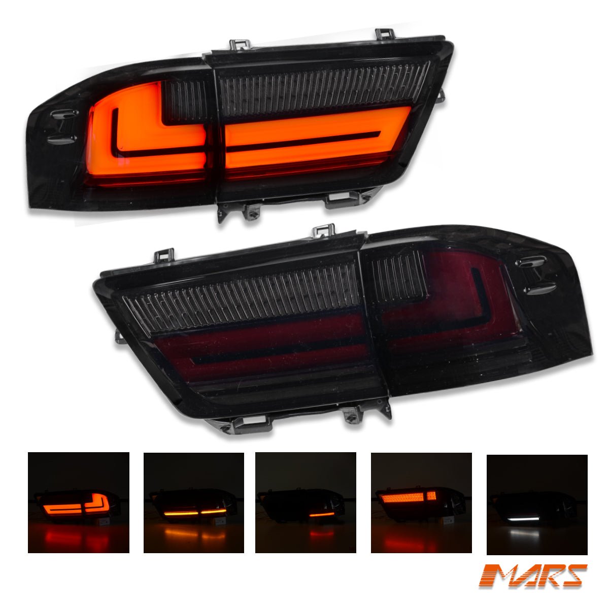 Full LED Tail Lights with Sequential Indicators for TOYOTA LANDCRUISER FJ300 LC300 300 Series 2021 - 2025 - Mars Performance