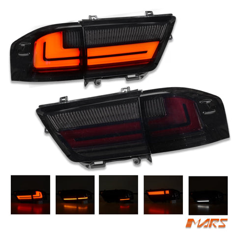 Full LED Tail Lights with Sequential Indicators for TOYOTA LANDCRUISER FJ300 LC300 300 Series 2021 - 2025 - Mars Performance