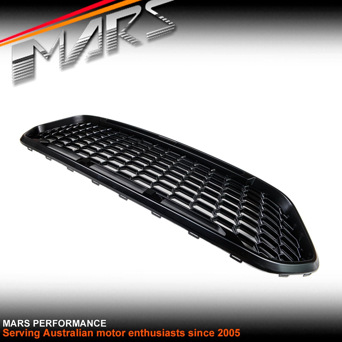 Full Mesh Style Black Front Bumper Bar Grille Grill Bodykit for Ford Transit Custom VN 2018 - 2023 - Mars Performance