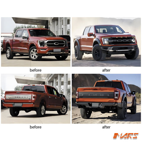 Ford Raptor Conversion Kit Ford F 150 Raptor Body Kit CONVERSION BODY KIT FOR FORD F 150 2021+