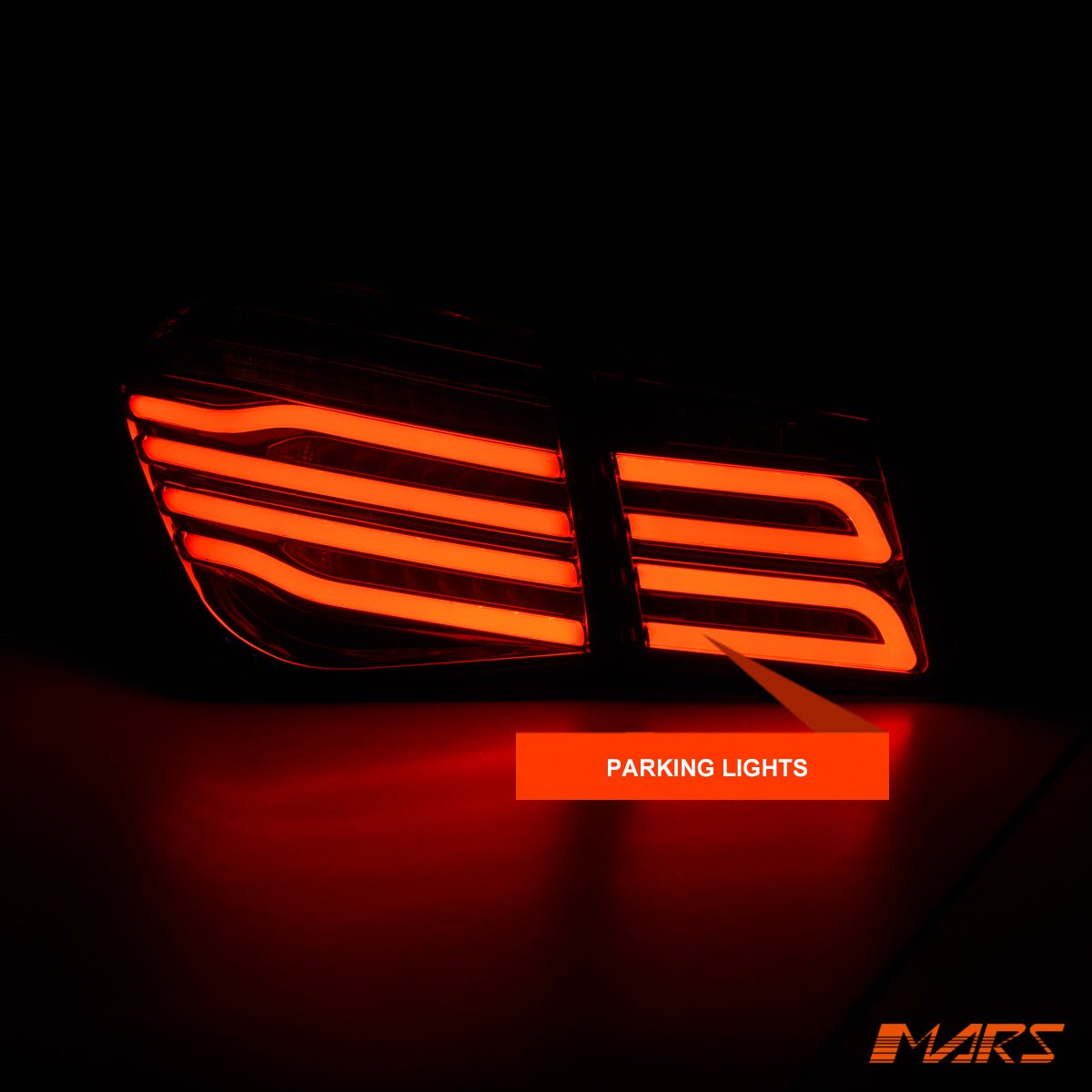 Full Red 3D Stripe Bar Tail Lights with LED indicators for Holden Cruze Sedan 2009 - 2016 - Mars Performance