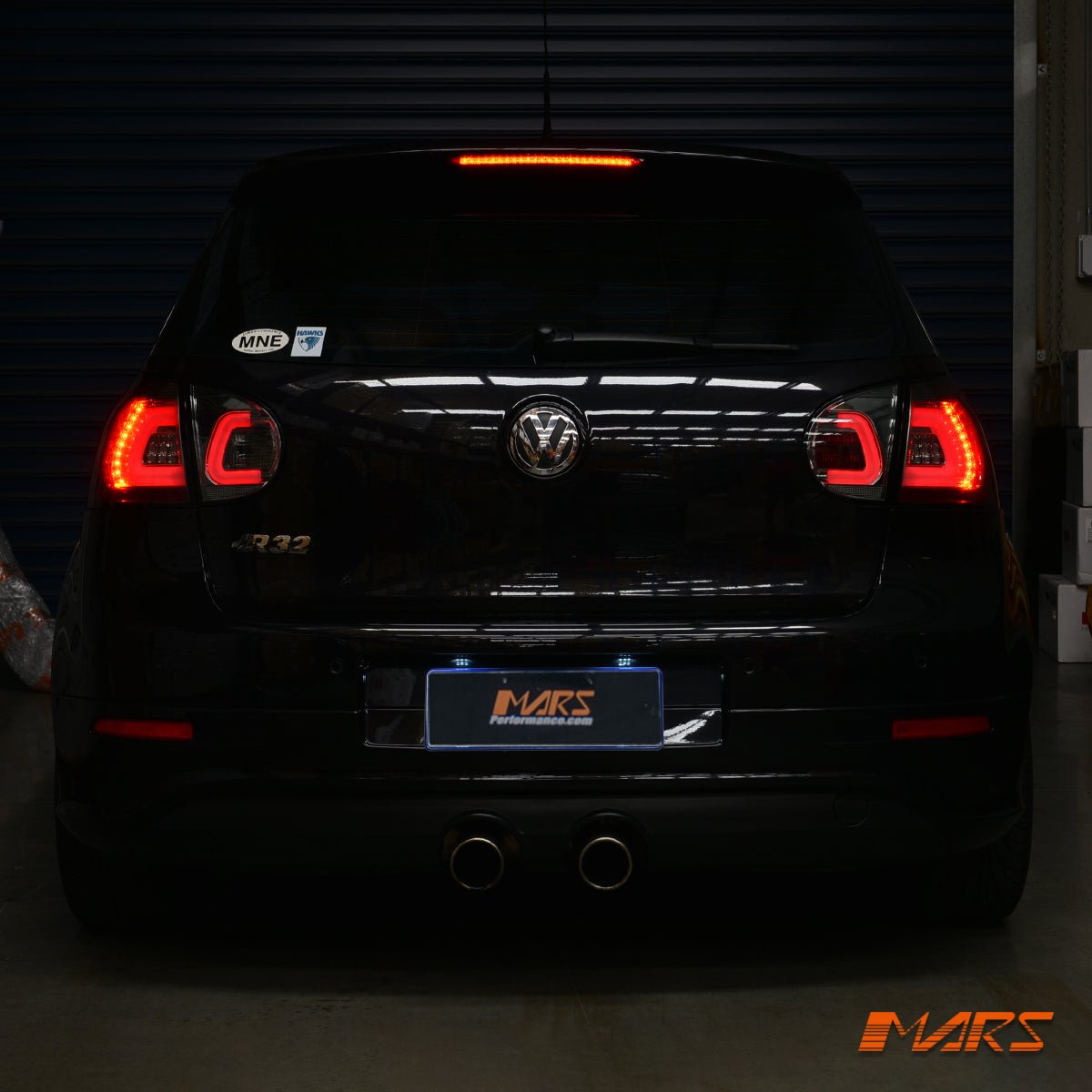 Full Smoked 3D Full LED Tail lights for VolksWagen VW Golf V Hatch MK - 5 2004 - 2009 - Mars Performance