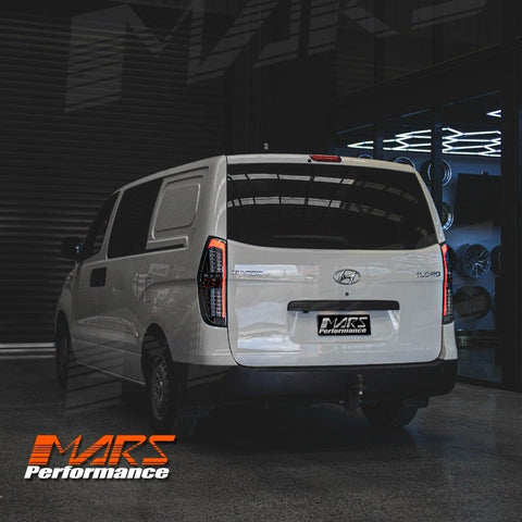 Full Smoked 3D LED Stripe Bar Tail Lights for Hyundai iLoad & iMax Van 2008 - 2021 - Mars Performance