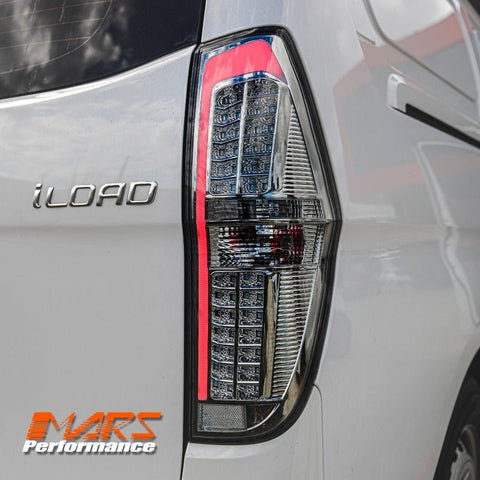 Full Smoked 3D LED Stripe Bar Tail Lights for Hyundai iLoad & iMax Van 2008 - 2021 - Mars Performance