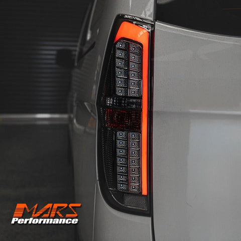 Full Smoked 3D LED Stripe Bar Tail Lights for Hyundai iLoad & iMax Van 2008 - 2021 - Mars Performance