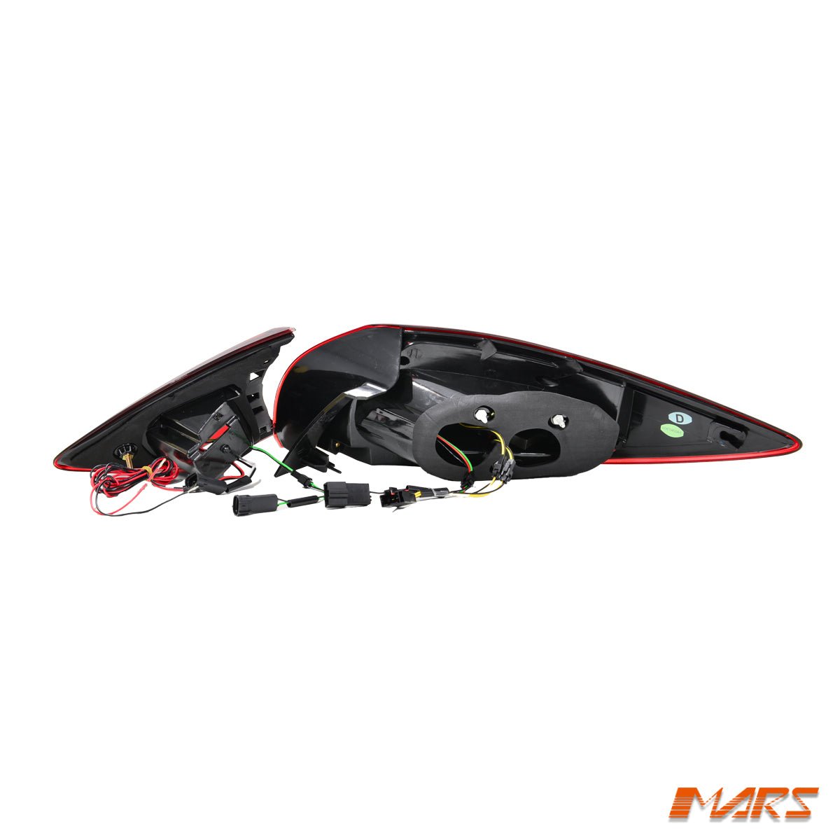 Full Smoked 3D LED Stripe Bar Tail lights with LED sequential Indicators for Mazda CX - 5 KE 2012 - 2015 - Mars Performance