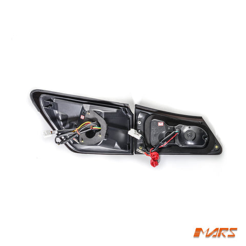 Full Smoked 3D Stripe Full LED Tail Lights for Lexus ISF IS250 IS350 XE20 2005 - 2013 - Mars Performance
