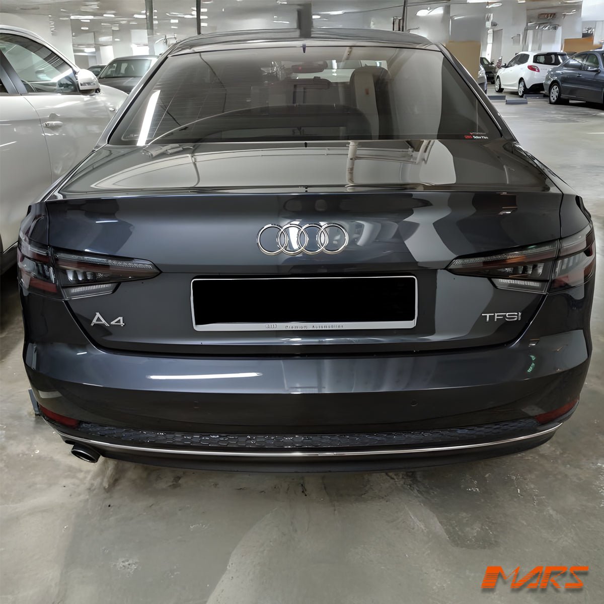 Full Smoked Blackline Style LED Tail lights for AUDI A4 S4 B9 Sedan 2016 - 2019 - Mars Performance