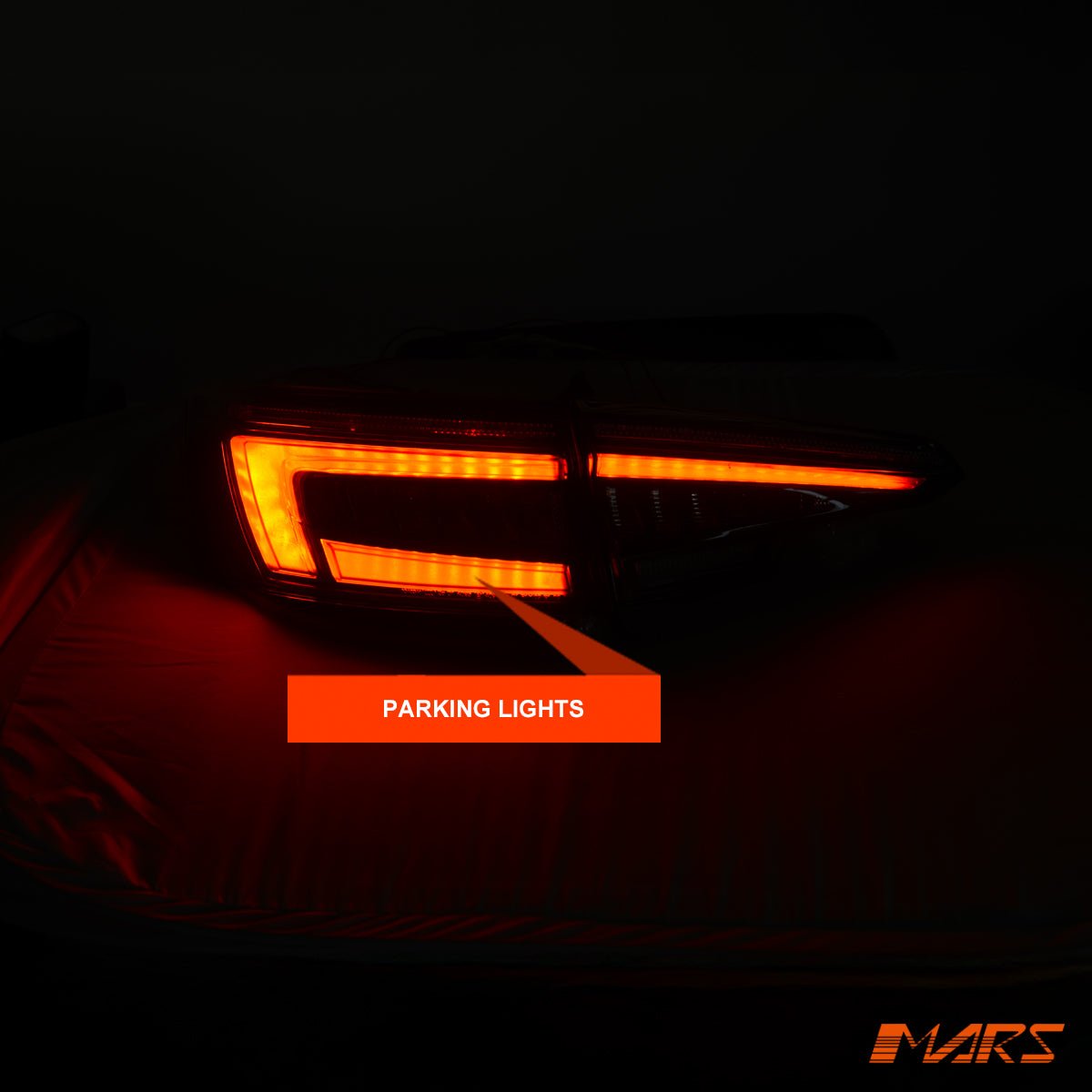 Full Smoked Blackline Style LED Tail lights for AUDI A4 S4 B9 Sedan 2016 - 2019 - Mars Performance