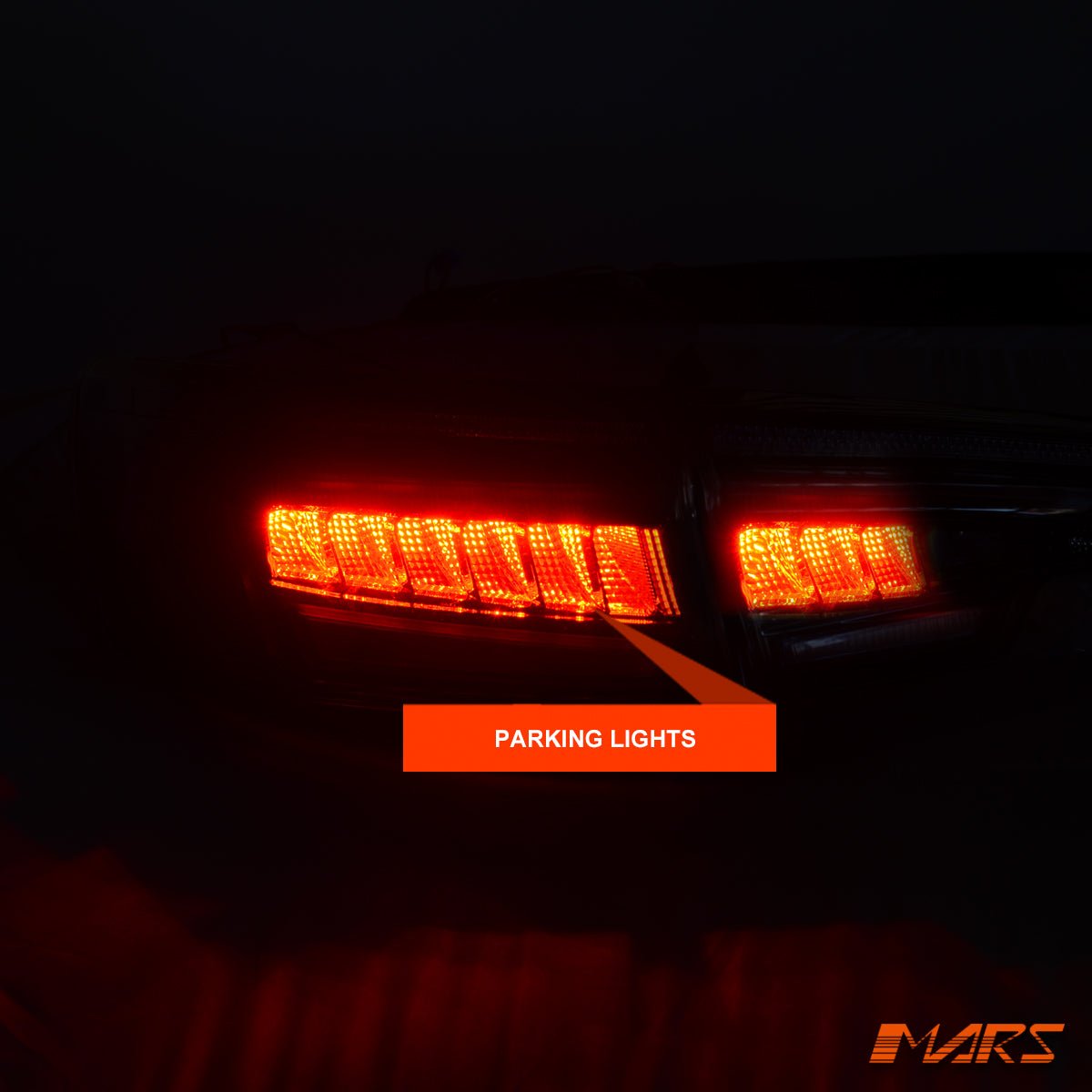 Full Smoked Blackline Style LED Tail lights for AUDI A4 S4 B9 Sedan 2016 - 2019 - Mars Performance