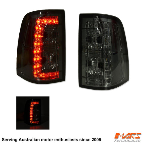 Full Smoked LED Tail Lights for Ford Falcon FG UTE XR6 XR8 Turbo R6 FPV GS F6 Pursuit - Mars Performance