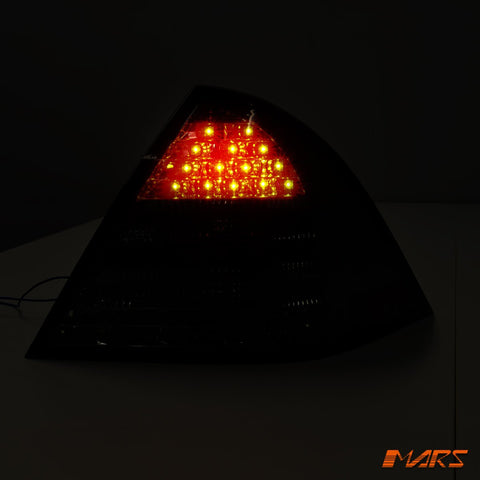Full Smoked LED Tail Lights for Mercedes - Benz C - Class W203 4 doors Sedan 2005 - 2007 - Mars Performance