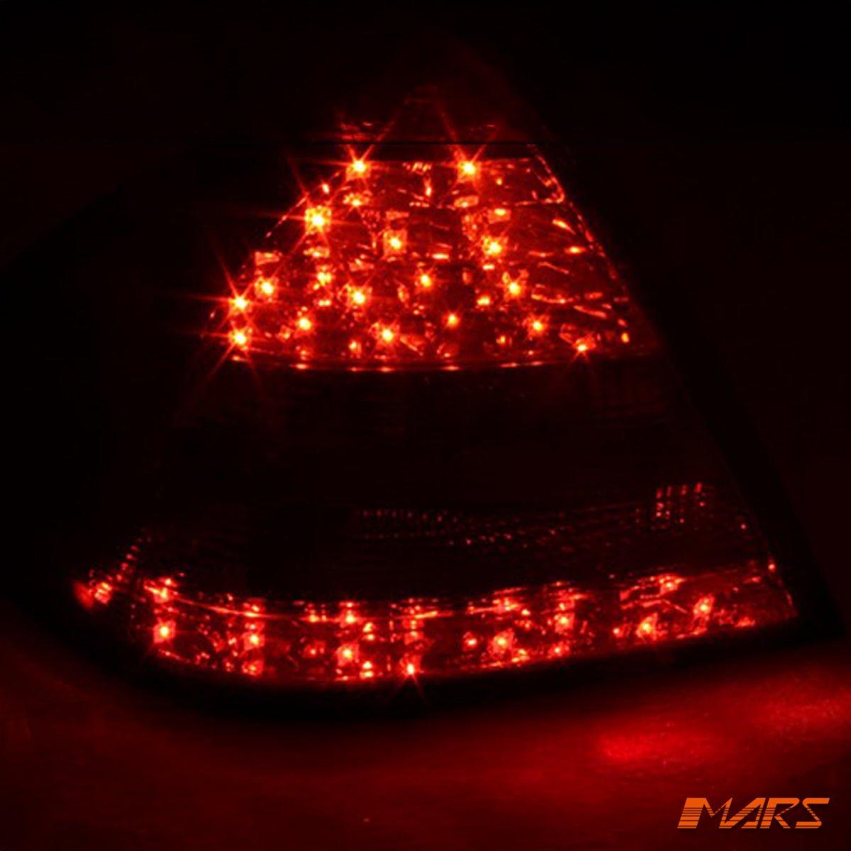 Full Smoked LED Tail Lights for Mercedes - Benz C - Class W203 4 doors Sedan 2005 - 2007 - Mars Performance
