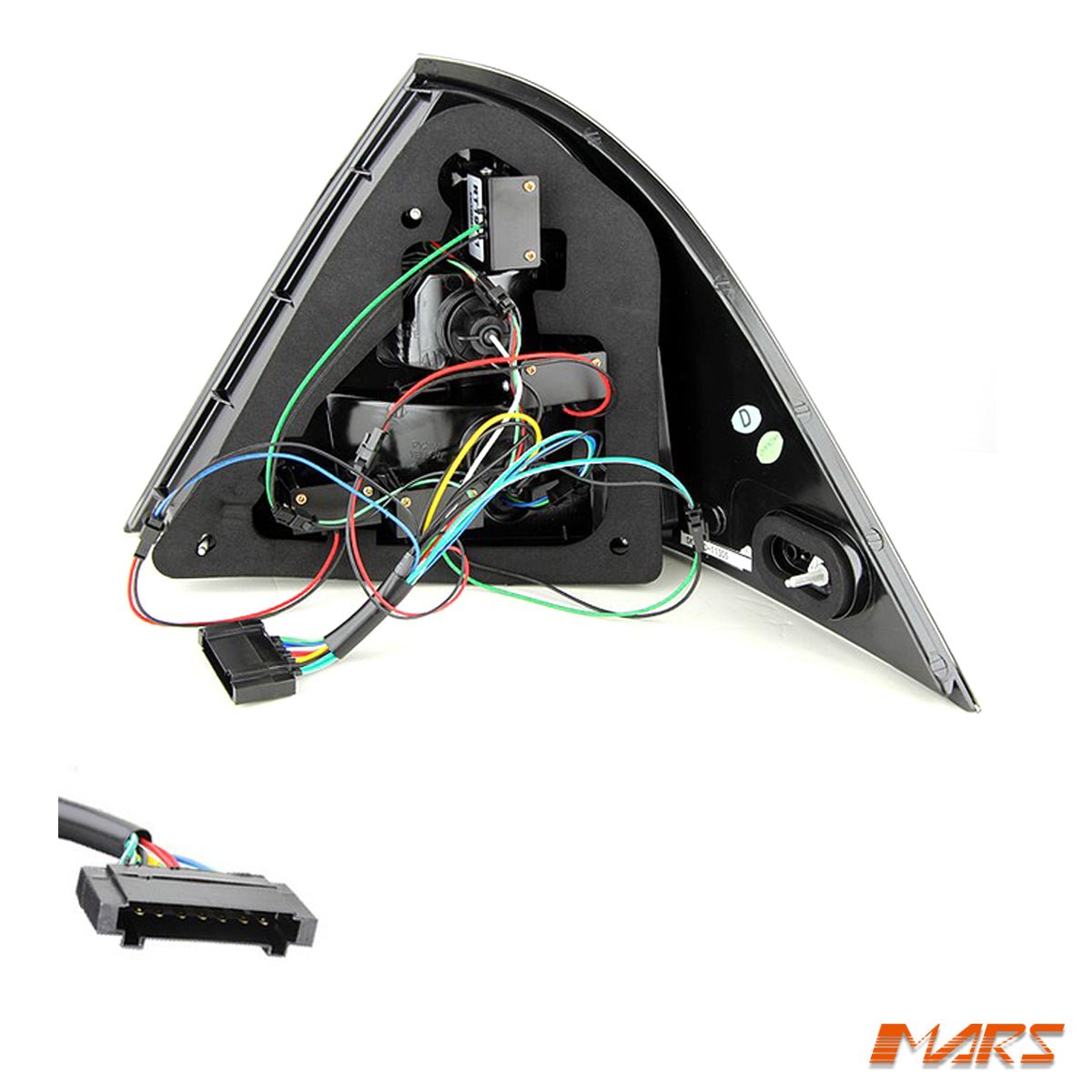 Full Smoked LED Tail Lights for Mercedes - Benz C - Class W203 4 doors Sedan 2005 - 2007 - Mars Performance