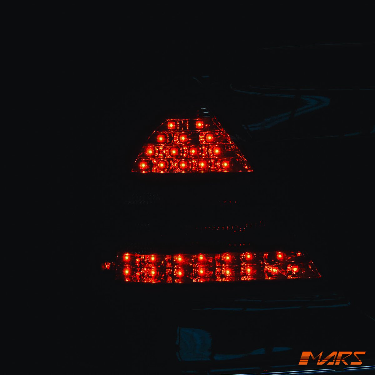 Full Smoked LED Tail Lights for Mercedes - Benz C - Class W203 4 doors Sedan 2005 - 2007 - Mars Performance
