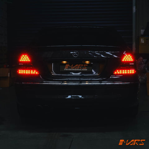 Full Smoked LED Tail Lights for Mercedes - Benz C - Class W203 4 doors Sedan 2005 - 2007 - Mars Performance