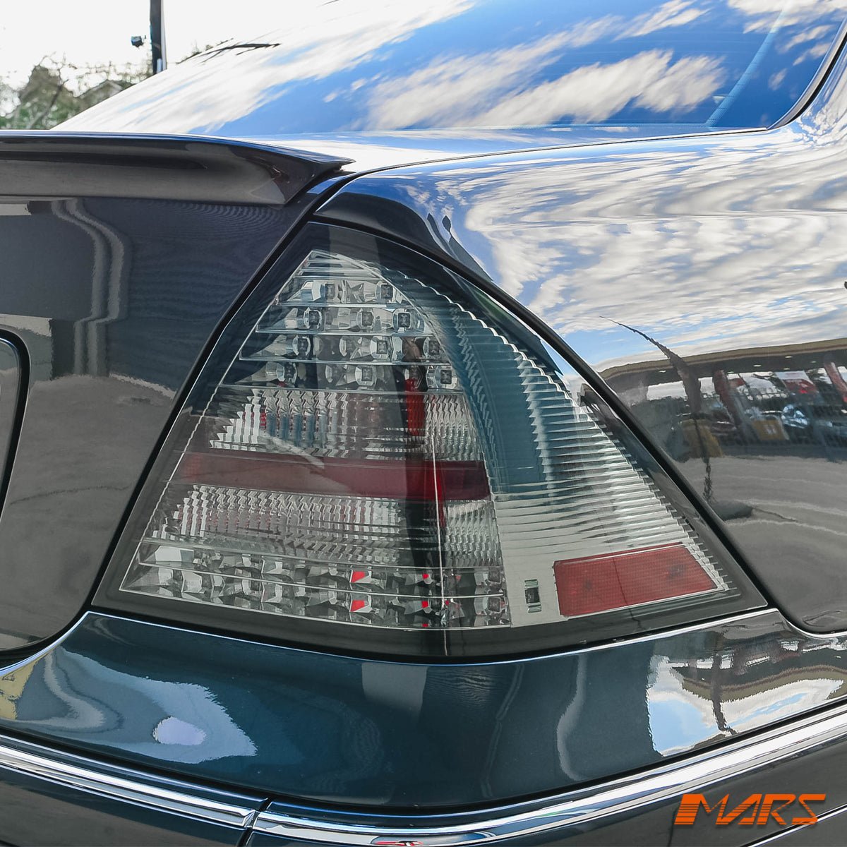 Full Smoked LED Tail Lights for Mercedes - Benz C - Class W203 4 doors Sedan 2005 - 2007 - Mars Performance