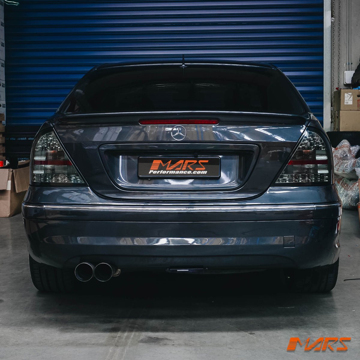 Full Smoked LED Tail Lights for Mercedes - Benz C - Class W203 4 doors Sedan 2005 - 2007 - Mars Performance