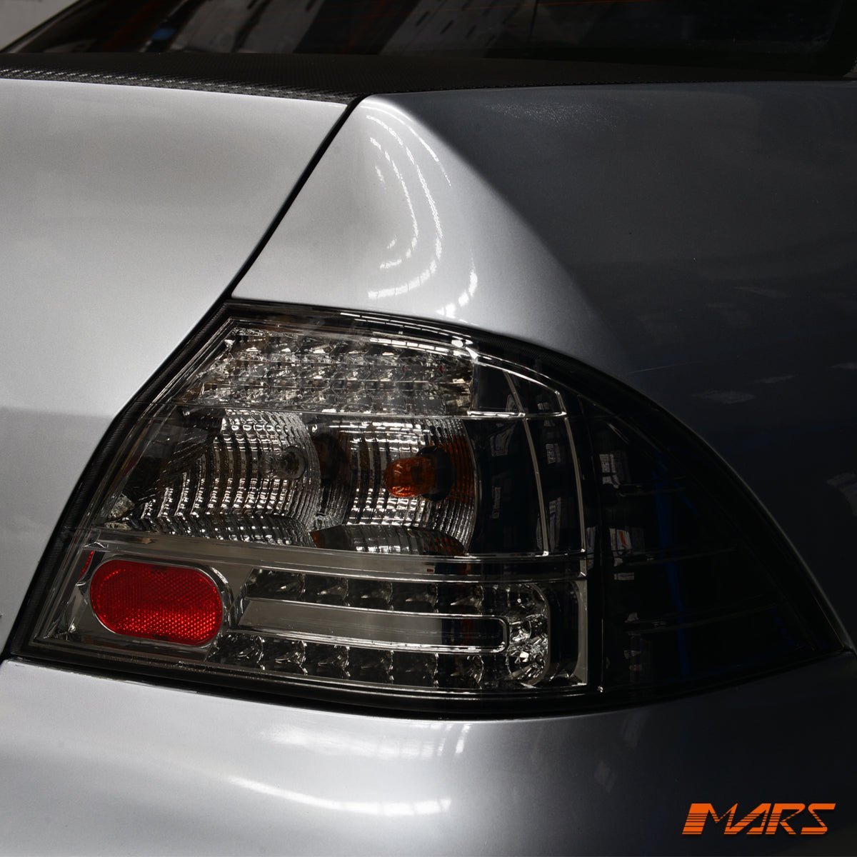 Full Smoked LED Tail lights for Mitsubishi Lancer CH 2003 - 2007 Sedan - Mars Performance