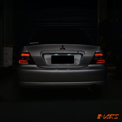 Full Smoked LED Tail lights for Mitsubishi Lancer CH 2003 - 2007 Sedan - Mars Performance