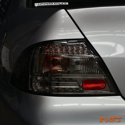 Full Smoked LED Tail lights for Mitsubishi Lancer CH 2003 - 2007 Sedan - Mars Performance