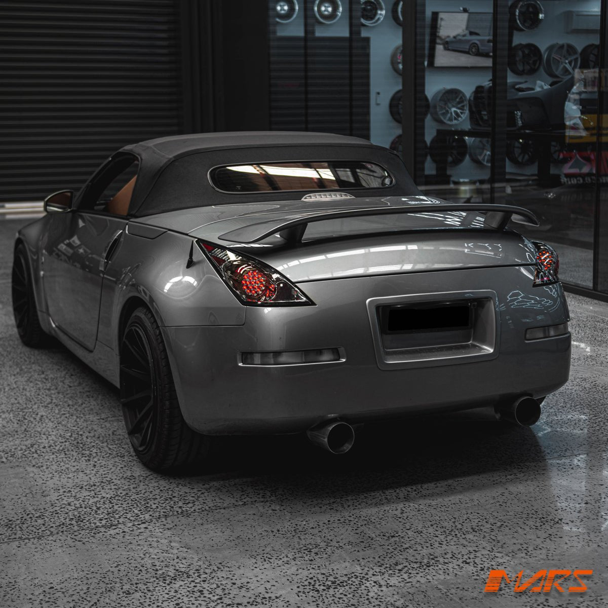 Full Smoked LED Tail lights for Nissan 350Z Z33 FairLady 2003 - 2005 Series 1 - Mars Performance