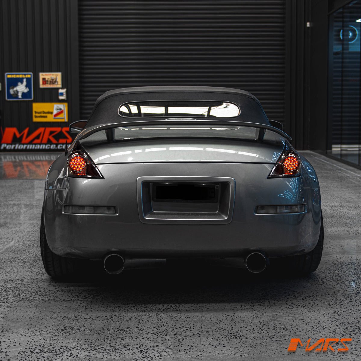 Full Smoked LED Tail lights for Nissan 350Z Z33 FairLady 2003 - 2005 Series 1 - Mars Performance