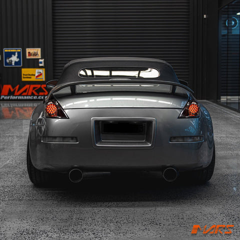 Full Smoked LED Tail lights for Nissan 350Z Z33 FairLady 2003 - 2005 Series 1 - Mars Performance