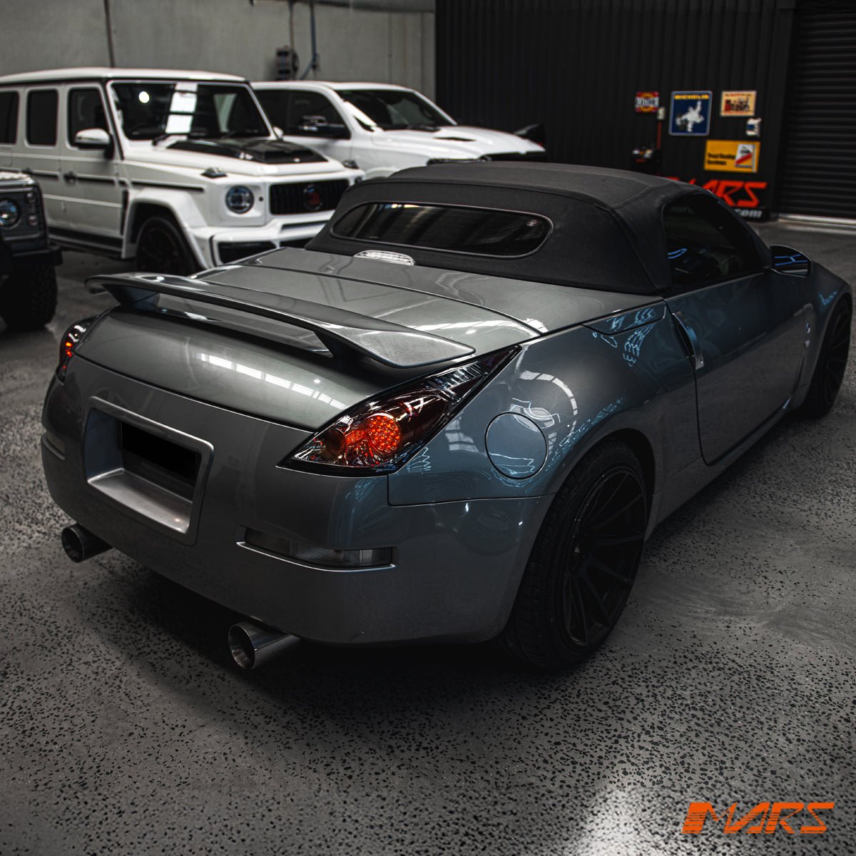 Full Smoked LED Tail lights for Nissan 350Z Z33 FairLady 2003 - 2005 Series 1 - Mars Performance