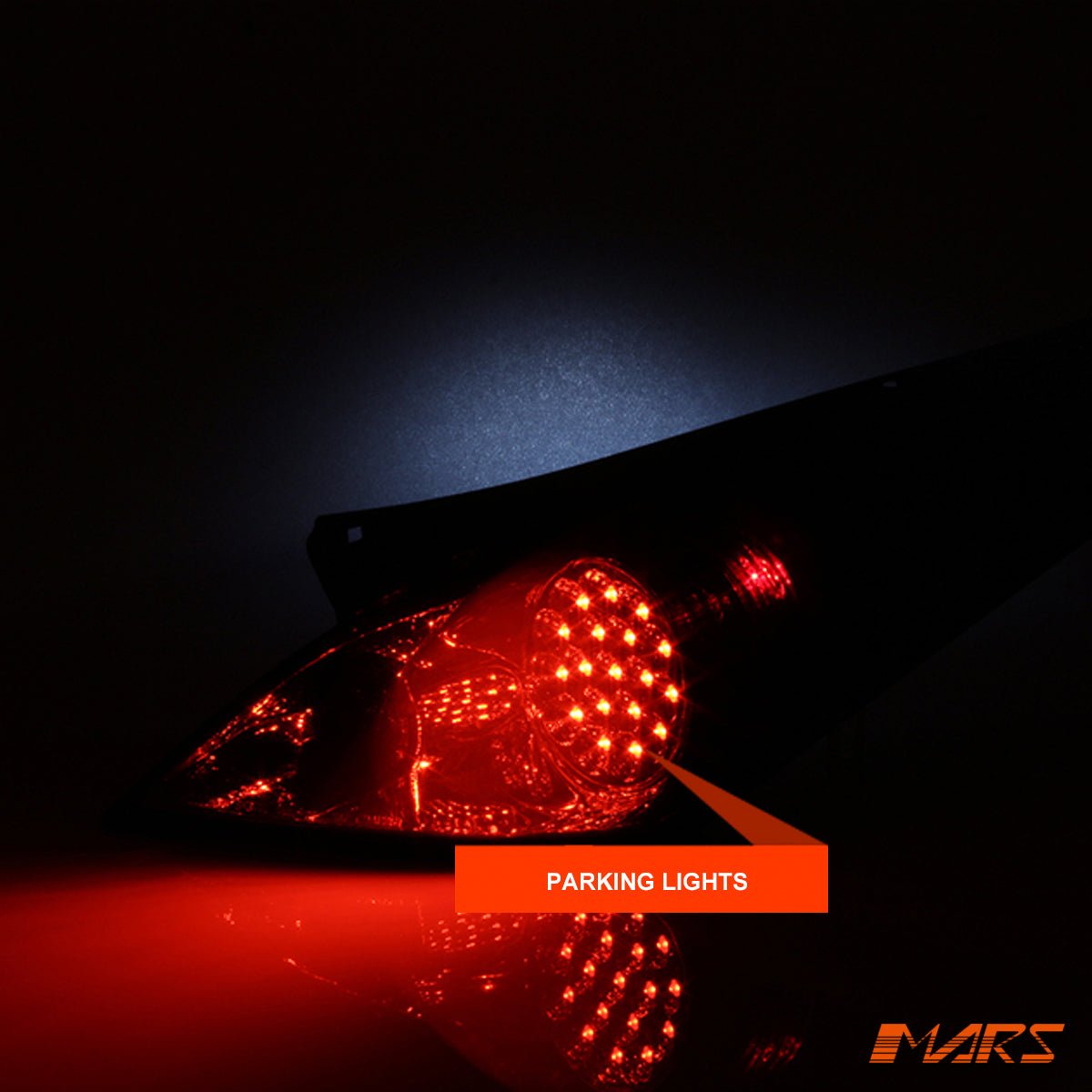 Full Smoked LED Tail lights for Nissan 350Z Z33 FairLady 2003 - 2005 Series 1 - Mars Performance