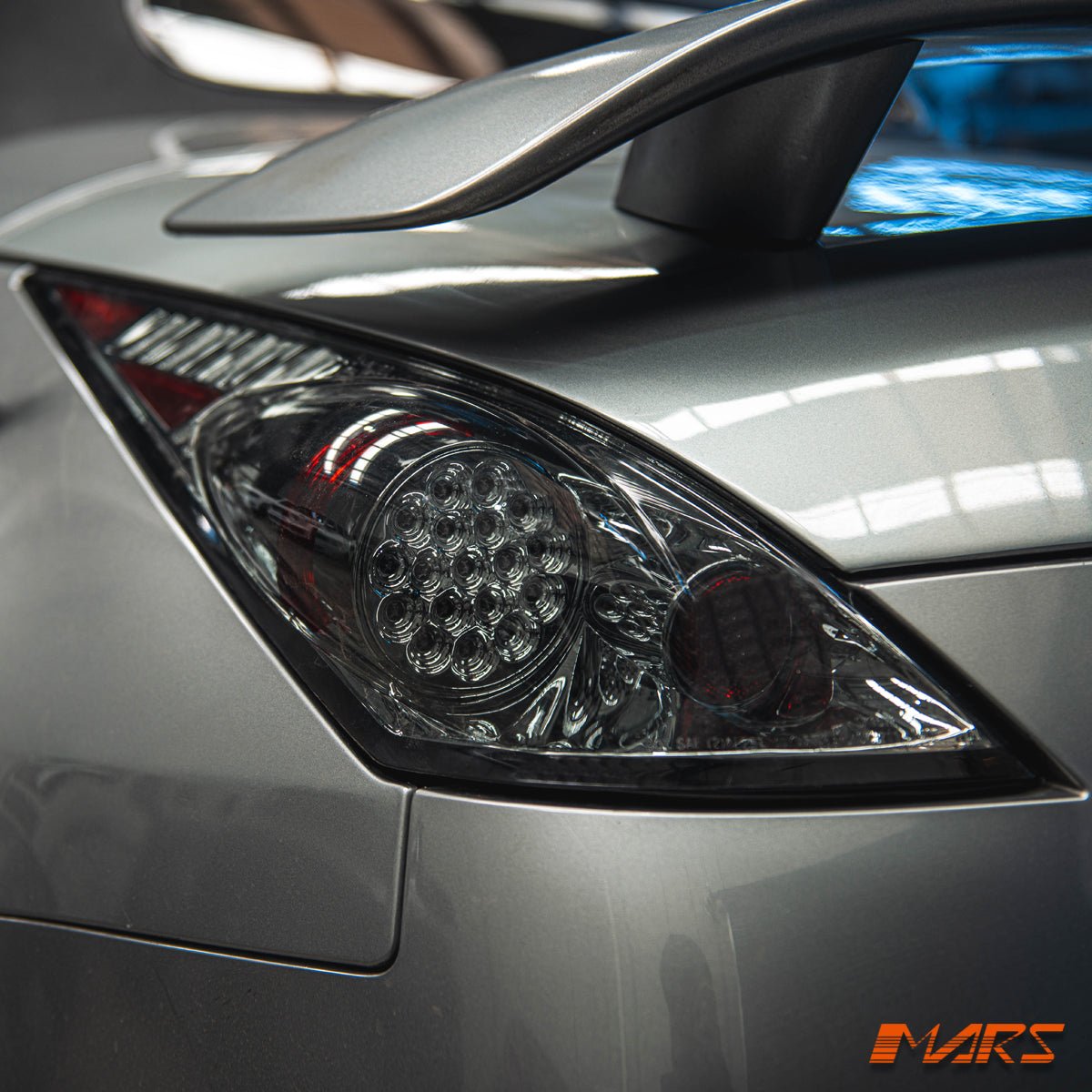 Full Smoked LED Tail lights for Nissan 350Z Z33 FairLady 2003 - 2005 Series 1 - Mars Performance