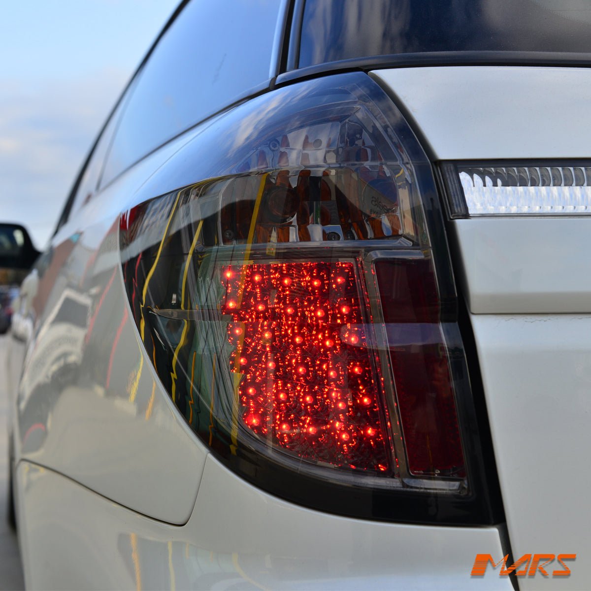 Full Smoked LED Tail lights for Subaru 4GEN Liberty Legacy OutBack 2003 - 2009 Wagon - Mars Performance