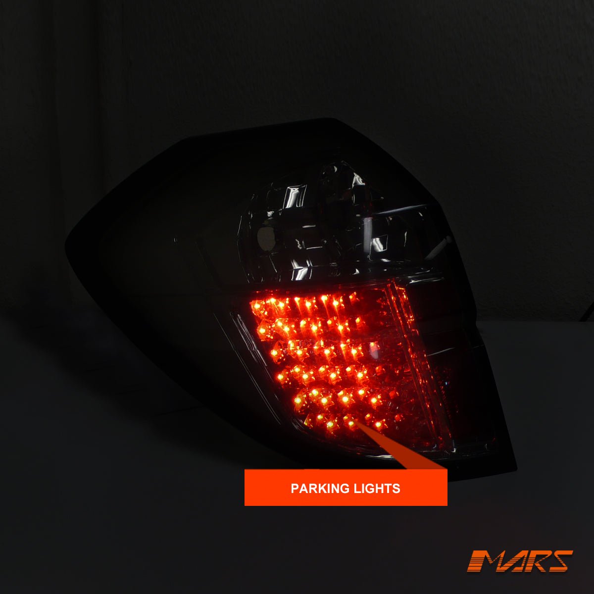 Full Smoked LED Tail lights for Subaru 4GEN Liberty Legacy OutBack 2003 - 2009 Wagon - Mars Performance