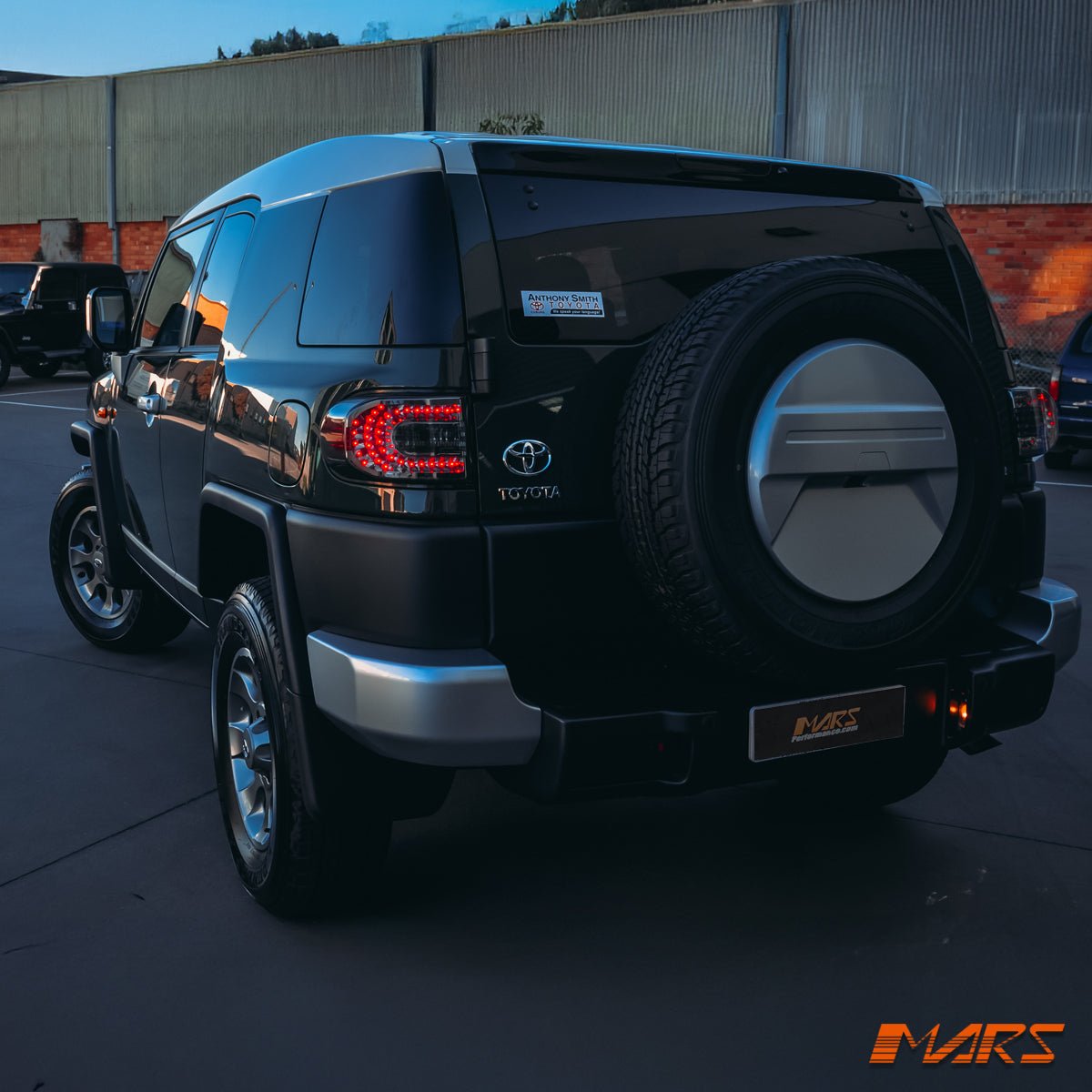 Full Smoked LED Tail Lights for TOYOTA FJ - CRUISER 2011 - 2016 - Mars Performance