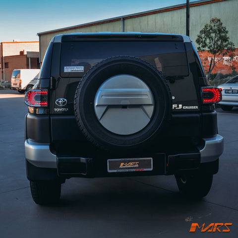 Full Smoked LED Tail Lights for TOYOTA FJ - CRUISER 2011 - 2016 - Mars Performance