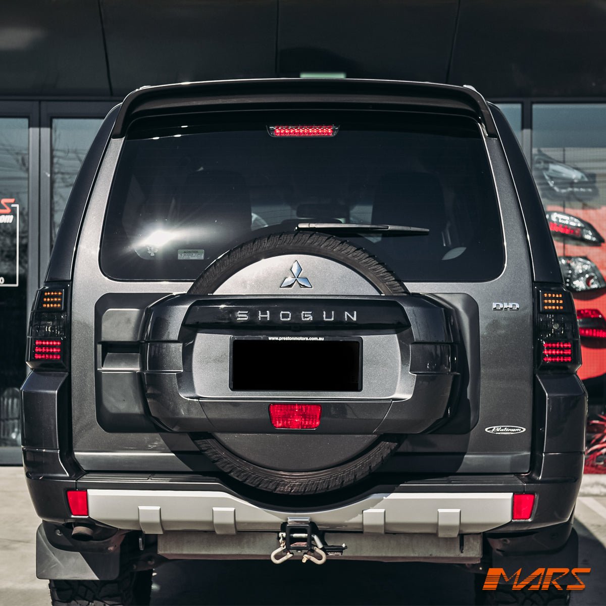 Full Smoked LED Tail lights with LED indicators for Mitsubishi Pajero NS NT NW 2007 - 2021 - Mars Performance