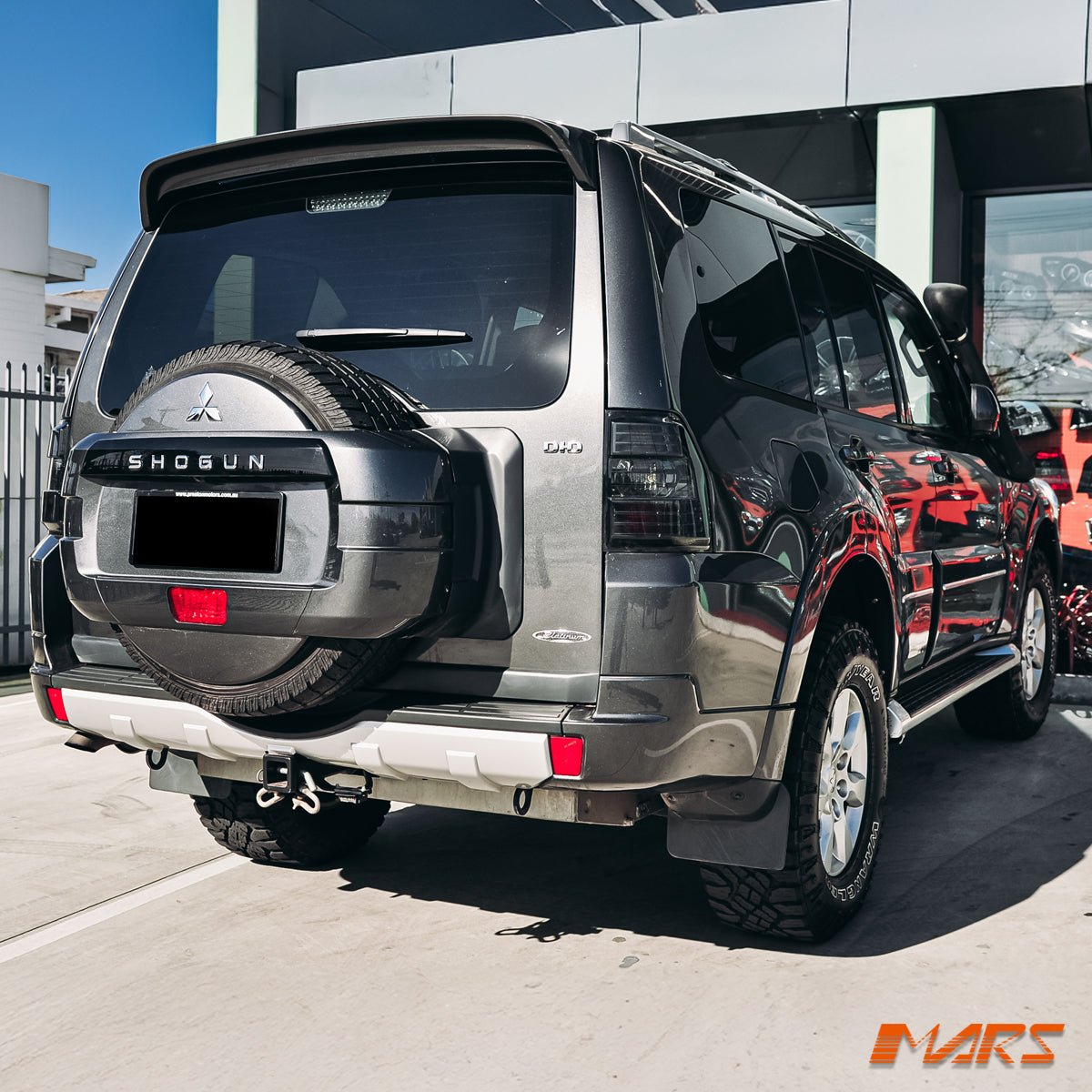 Full Smoked LED Tail lights with LED indicators for Mitsubishi Pajero NS NT NW 2007 - 2021 - Mars Performance