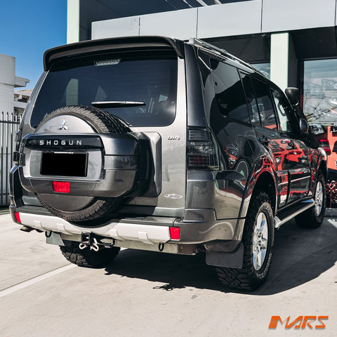 Full Smoked LED Tail lights with LED indicators for Mitsubishi Pajero NS NT NW 2007 - 2021 - Mars Performance