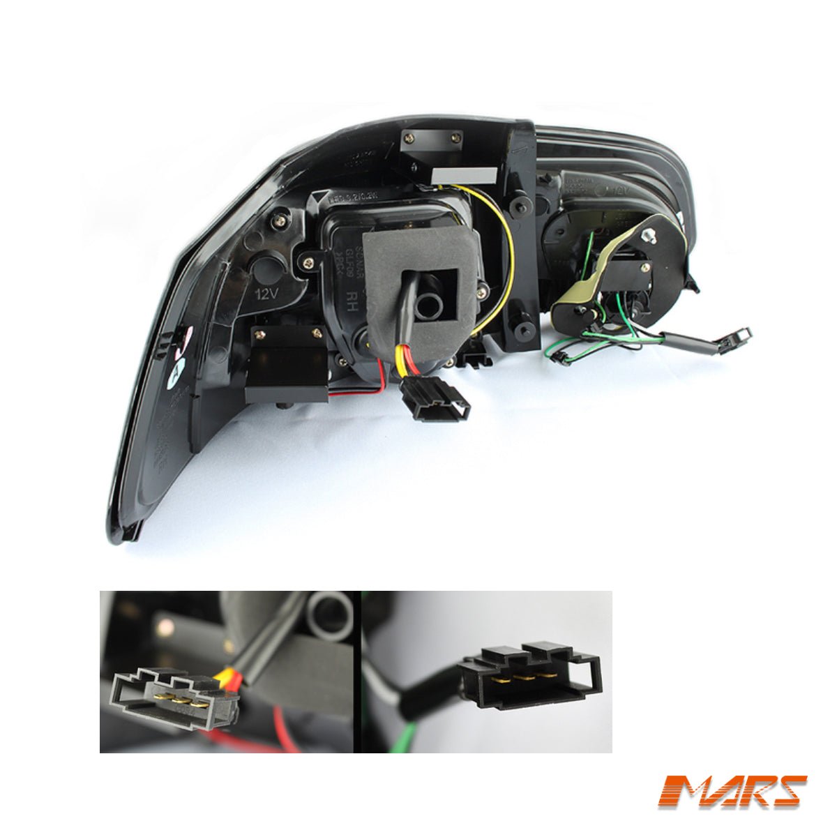 Full Smoked R Style 3D LED Tail lights for Volkswagen VW Golf VI 6 2009 - 2013 - Mars Performance