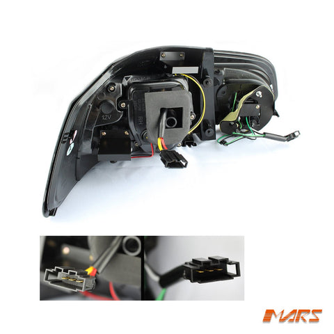 Full Smoked R Style 3D LED Tail lights for Volkswagen VW Golf VI 6 2009 - 2013 - Mars Performance